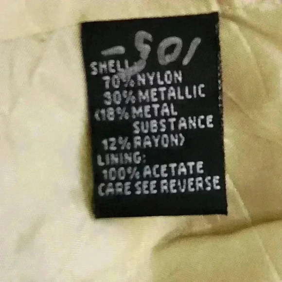 Gold beaded/ embroidery crop tank top - Picture 4 of 6